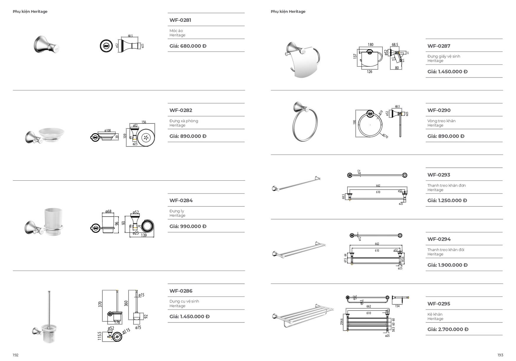 Thiết bị vệ sinh AMERICAN STANDARD Catalogue và Bảng giá mới nhất 2025 /Page 96